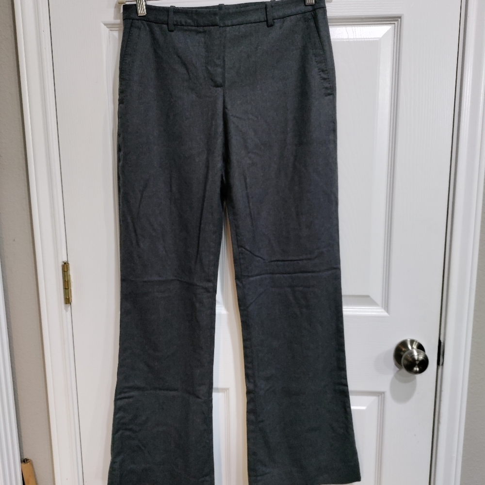 Faconnable Women's grey straight leg dress pants size 6